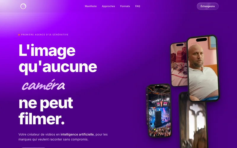 Page d'accueil du site de Koko Studio